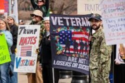 vets protest cuts